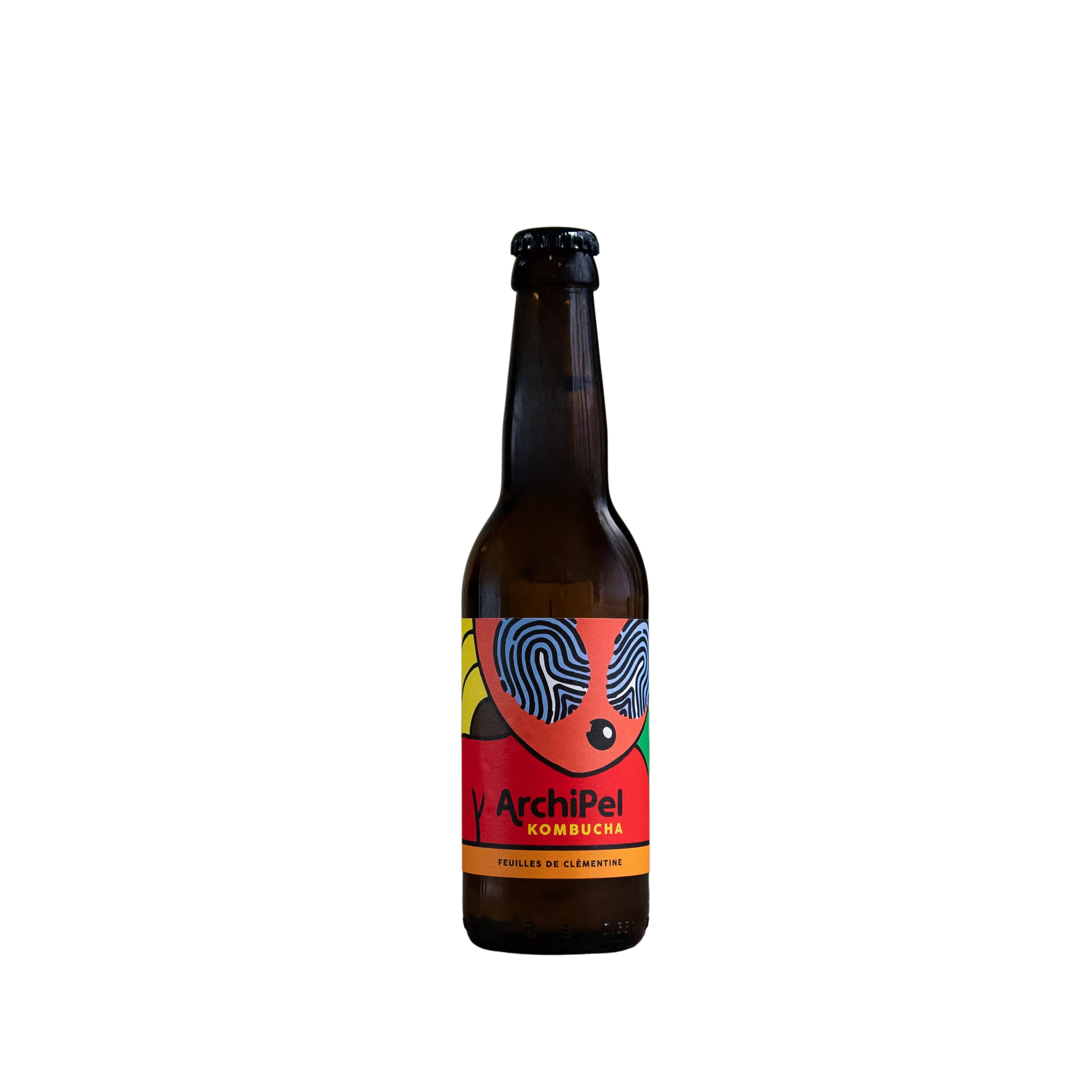 alain-milliat-archipel-feuilles-de-cl-mentine-kombucha-33cl-bio image 1