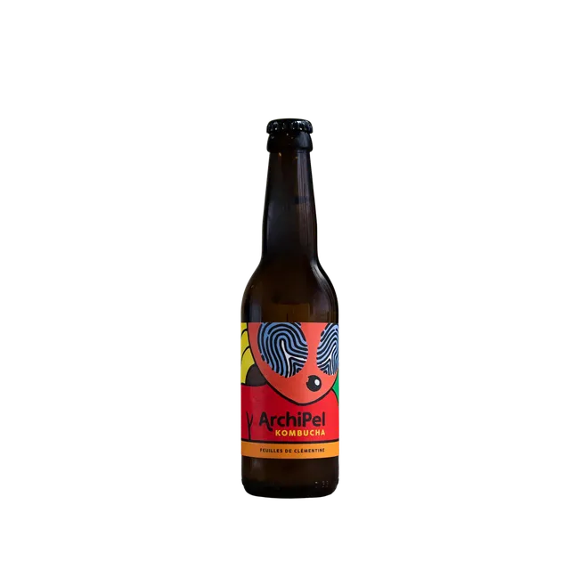 alain-milliat-archipel-feuilles-de-cl-mentine-kombucha-33cl-bio image 1
