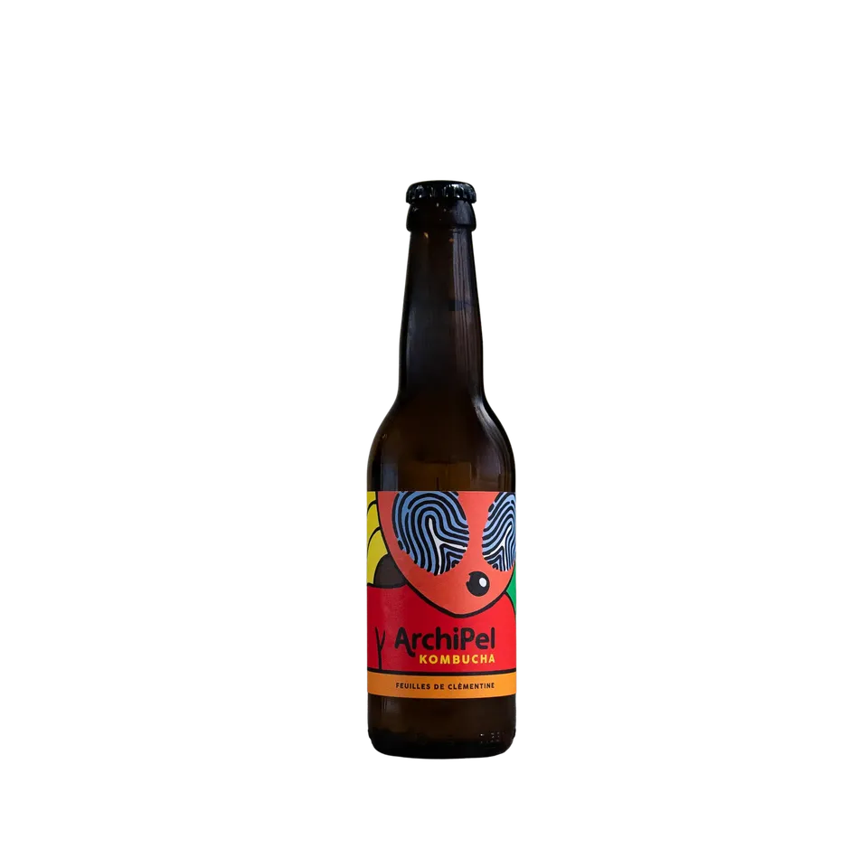 alain-milliat-archipel-feuilles-de-cl-mentine-kombucha-33cl-bio image 1