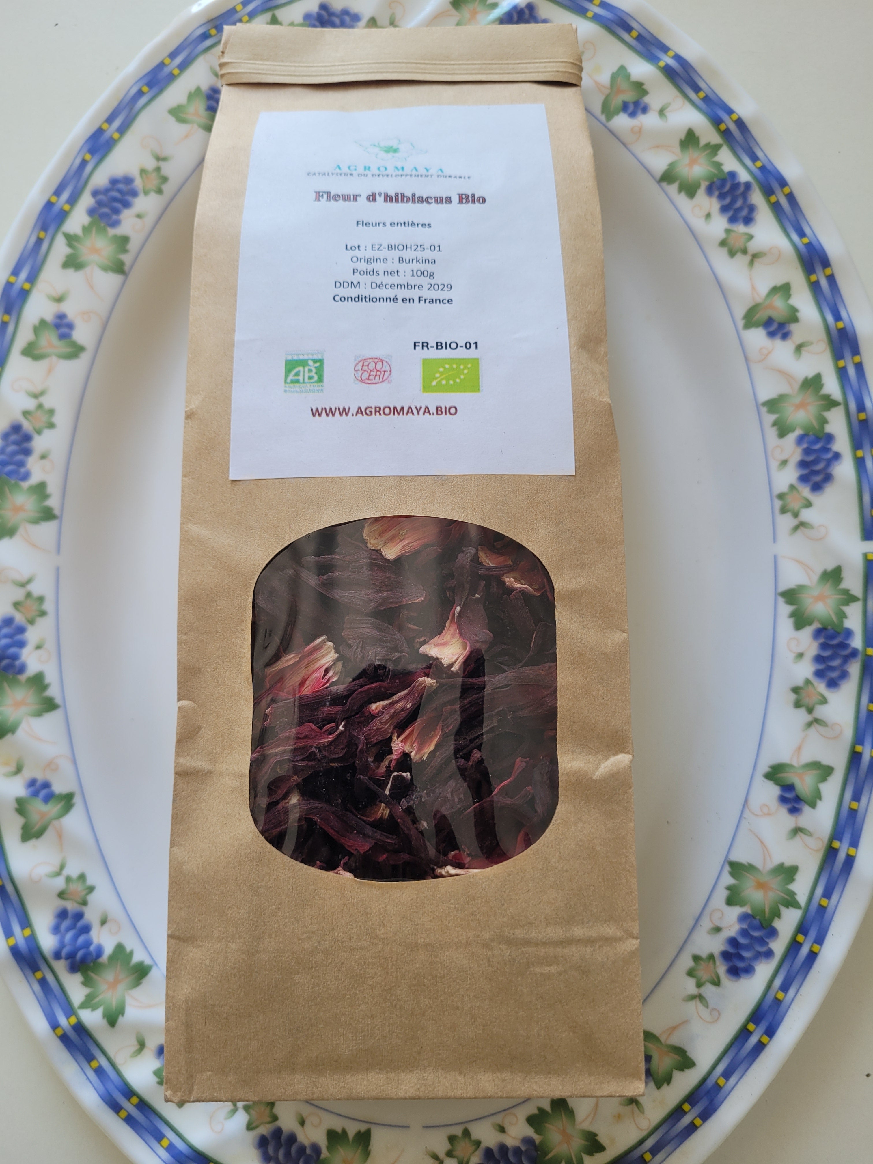 agromaya-infusions-fleur-hibiscus-bio-tisane-50g-acidul-e image 1