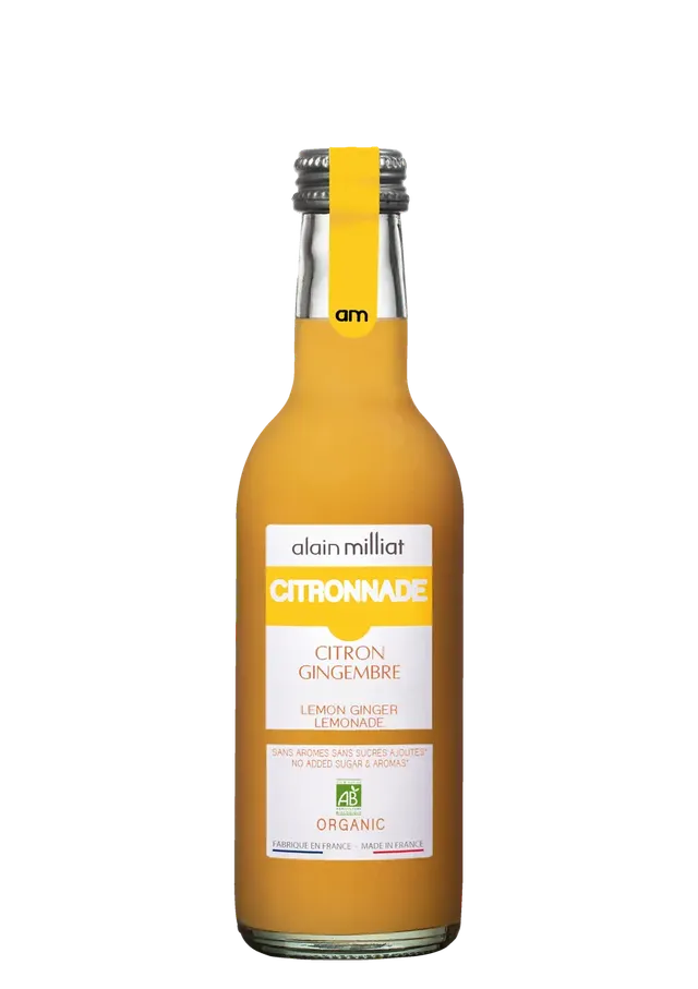 alain-milliat-citronnade-citron-gingembre-bio-25cl image 1