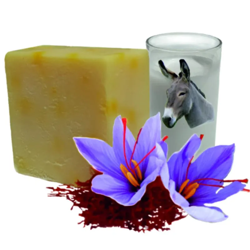arbaurea-savon-payou-visage-lait-d-nesse-safran-savon-doux image 1