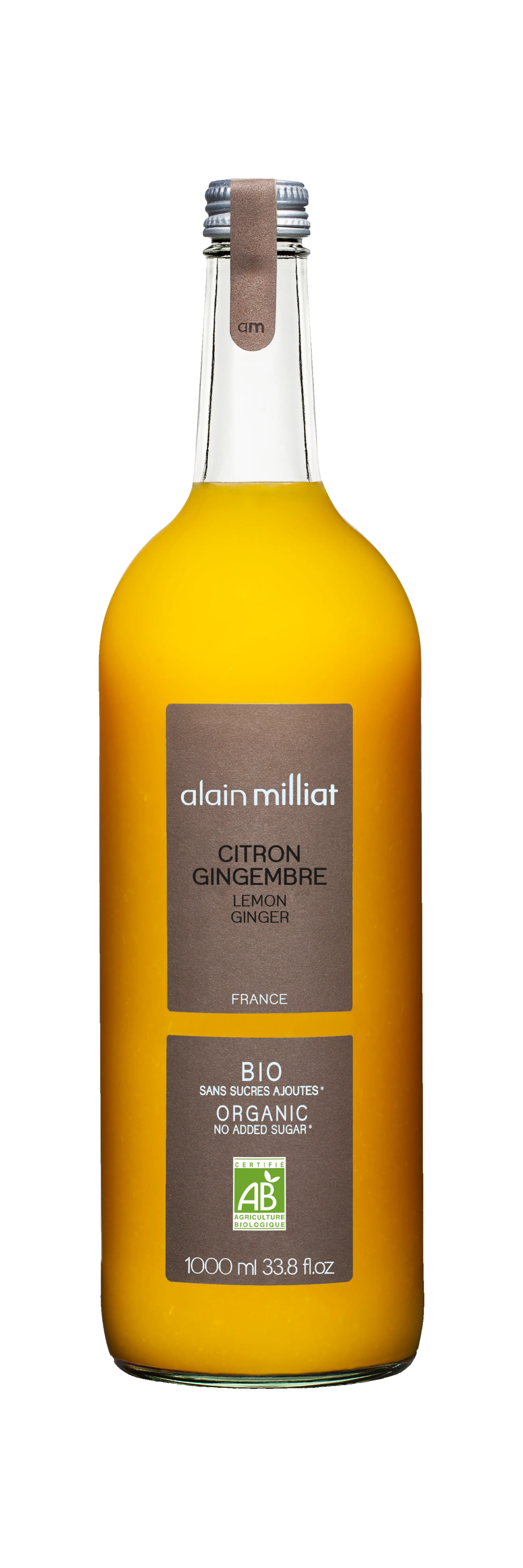 alain-milliat-citronnades-bio-citron-gingembre-20cl image 2