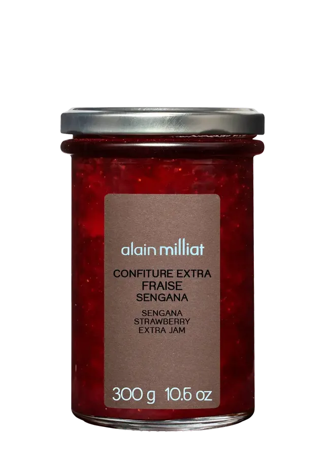 alain-milliat-confiture-extra-fraise-sengana-680g-fruits-rouges image 1